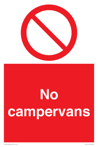 No campervans